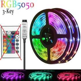 RGB Color-changing 5V Magic USB Light Strip (Option: 50503Key-1M)