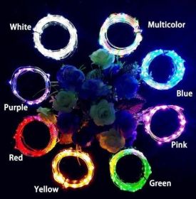 Wine Bottle Lights String 2M 20leds Christmas Decorations Copper Wire String Led Garland Lights Decor Wedding Festival Party (Option: Purple-2m-20 lights)