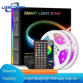 Bluetooth Intelligent Decorative Atmosphere Light Strip (Option: 5 M 150 Light IP20-40 Button European Standard)