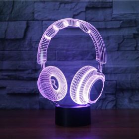USB Atmosphere Light Bedroom Touch Table Lamp PS4 Light (Option: Earphone-Touch plus remote-USB)